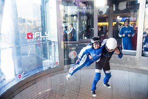 Special-needs students break Guinness World Record for indoor tandem skydiving