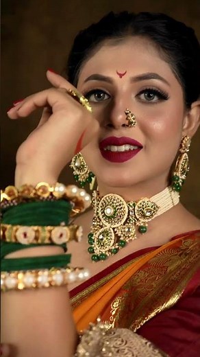 Marathi Bridal Makeup Look | She N Me Beauty Academy Workshop 💄✨