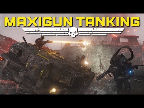 Gunning A MAXIGUN Out Of The BASTION TANK! | Helldivers 2