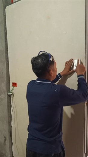 GRC board installation for wall,switch and outlet holes #grcboard #installation | Ernesto Barredo Caangayan Jr.