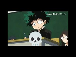 Deku jerking off at school😈