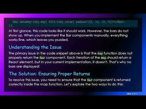 How to Dynamically Map Properties to Bars in Recharts Using React HorizontalBarChart