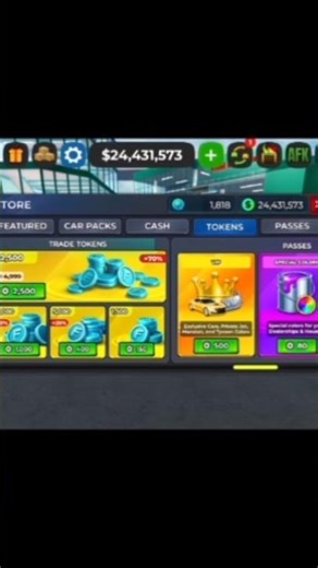 Purchasing 42500 Trade tokens🪙 #roblox #cdt