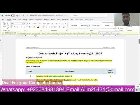 Data Analysis Project.6 (Tracking Inventory) | Data Analysis Project 6 Tracking Inventory