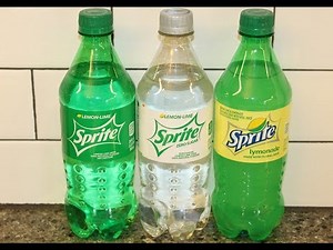 Sprite, Sprite Zero Sugar & Sprite Lymonade Review