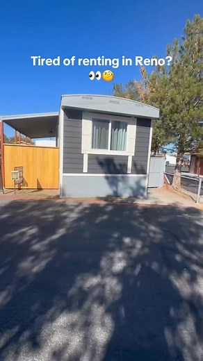 Tired of renting? This 2-bed, 1-bath manufactured home in Reno could actually be yours 🏡 We’ll help you take that first step 🤝 Message us to book a tour today! 📲 #manufacturedhomes #manufacturedhome #homesforsale #affordablehousing #renonevada | White Knight Homes of Nevada