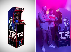 Arcade1Up Terminator 2: Judgement Day Arcade Machine Comes with Two Light Guns