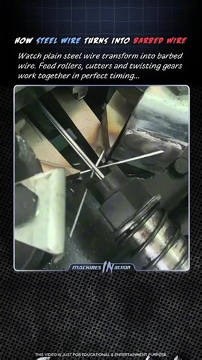 How Steel Wire Turns Into Barbed Wire