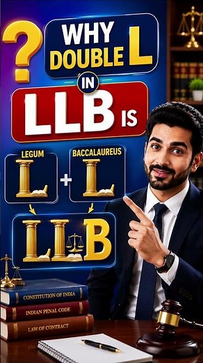 LLB Full Form | Why Does LLB Have Double 'L'? 🤔