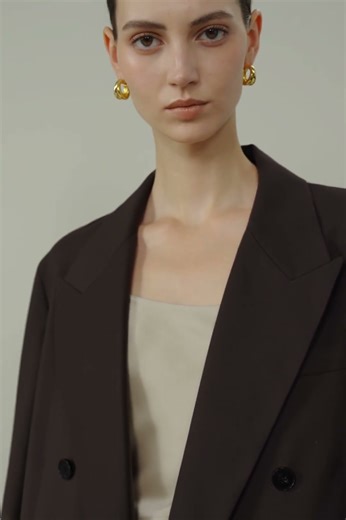 "LILYSILK Silk-Wool Coat Review | The DRAPED Luxury Coat You'll Wear Year-Round (Chestnut)!"