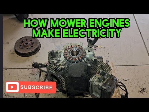Small engine "alternator". How they make electricity & Why engines need magnets to run