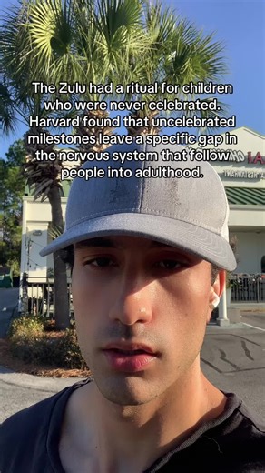 1️⃣ Umhlonyane — “The Rite of Recognition.” Zulu healers held formal ceremonies to mark a young person’s transition into each new stage of life. Not just birth and death. Every significant passage. First courage. First failure recovered from. First time someone chose themselves. Because the Zulu understood something Harvard confirmed 500 years later: A milestone that goes unwitnessed does not fully register as real. The nervous system requires social acknowledgment to integrate a significant cha