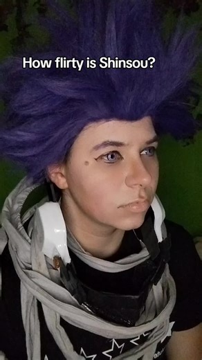 mask is still in progress but I couldn't resist. Shinsou Hitoshi is back on my roster with his mask *happy dance* him and Bakugou are my favorite cosplays for sure. #shinsouhitoshi #fyp #foryoupage #myheroacademia #hitoshishinsou