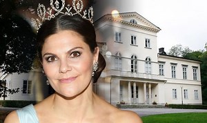 Princess Victoria of Sweden receives fir trees at Royal Palace