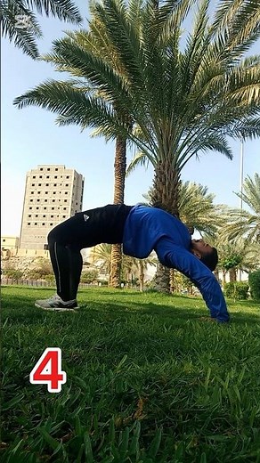 Gymnastics training: The Crab Dome Movement