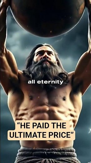 The Titan Who Held the Heavens — Atlas’ Eternal Punishment #greekmythology #titans #atlas