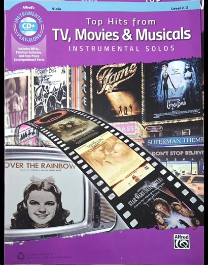 One of the best selling books that come with very cool backing track. This book can use for flute, clarinet, violin, viola, cello, alto sax. And the songs atr all famous tv, movies and musical sound track. | Harmony Music Centre