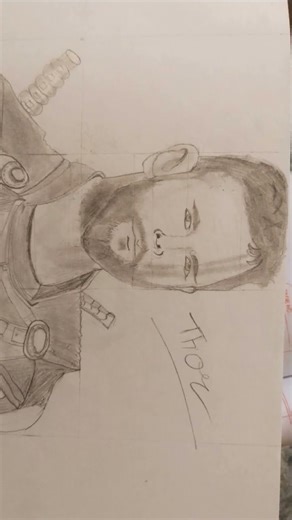 drawing of thor