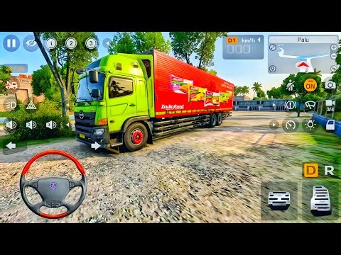 Hino Wing Box Truck Game Delivers Indomie to Minimarkets l Mod Bus Simulator Indonesia