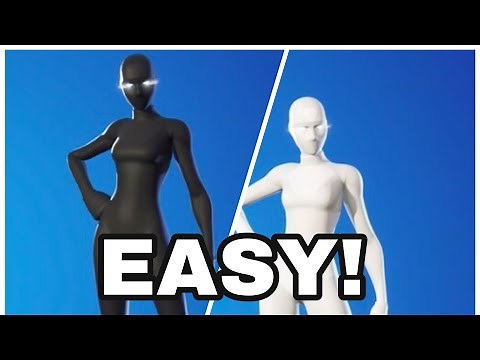 How to get all Black and all White Superhero Skins| After the update.