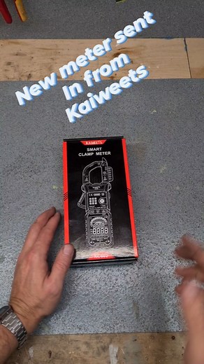 10K views · 139 reactions | New Tool sent in from Kaiweets. A smart digital clamp meter. Nice colour led display. Auto ranging. Auto mode select. Actually a nice meter, I'll put it to work in the workshop. Thanks again to @kaiweetsus for sending it in. #tools #newtool #kaiweets #smartmeter #clampmeter #digitalmeter #powertools #electrician #electricaltools | Deandohertygreaser | Facebook