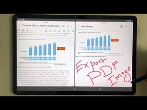 Samsung Galaxy Tab S7 FE : How to Export Image from PDF