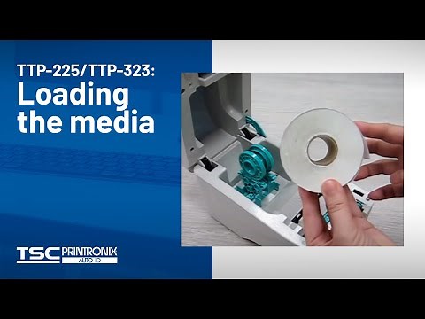 TSC TTP-225/TTP-323: Loading the media