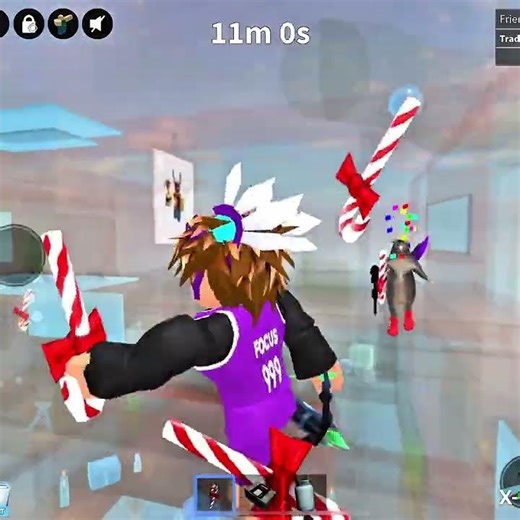 beating a toxic player in mm2 xx || #mm2 #shorts #alpha #roblox #bloxplaza #toxic #trickshots #fyp