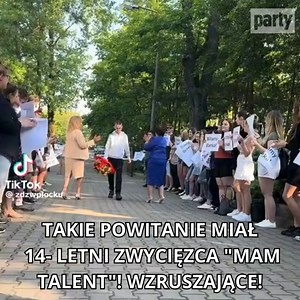 143K views · 1K reactions | Takie powitanie miał 14-letni ZWYCIĘZCA "Mam Talent"! Wzruszające! | Party.pl | Facebook