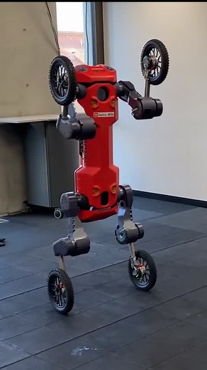 Новый робот появится в этом году от Swiss Mile. #шестерёнка #робот #robot #bostondynamics #ANYMal