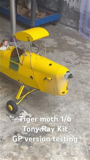 Tiger moth 1/6 engine testing