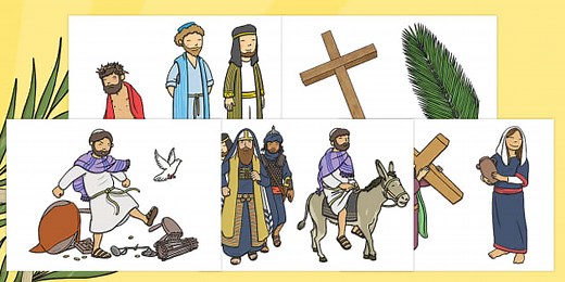 Easter Story Cut Outs