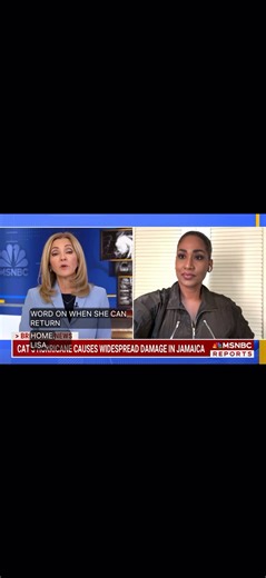 Joined Chris on MSNBC this morning to share the heartbreak so many of us are living through, with the devastation that words can scarcely capture. Yet even amidst the chaos, what continues to rise above it all is the unbreakable spirit of our people, our resilience, our love for one another, and the strength that binds our communities together. 🇯🇲 The NMIA will be opened and I’ll be back tomorrow to stand with you, to help, to rebuild, and to give thanks for the indomitable soul of Jamaica. 💛