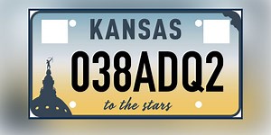 New standard license plate design now available for Kansas drivers