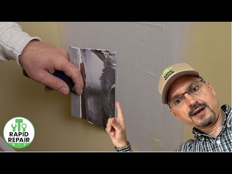 How to Quickly Fix Drywall with Hot Mud!