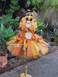 Handmade Lion Tutu Dress With Mane: Jungle Birthday Costume - Etsy Australia