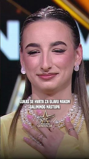 Lukas se hvata za glavu nakon Galininog nastupa #hypezvezde #acalukas #galinastojanoski