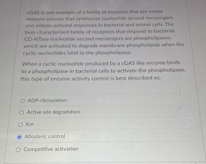 CGAS is one example of a family of enzymes that are innate immu... | Filo