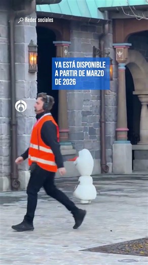 ¡Olaf camina! Disney sorprende con animatronic hiperrealista en París