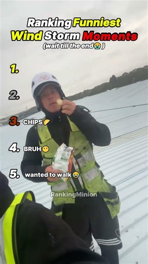 Ranking Funniest Wind Storm Moments😂 #fundaily