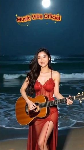 Beautiful Girl Playing Guitar in a Viral Moment 🔥