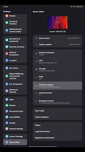 How to open developer option in lenovo tab