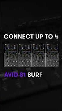 🎵 Connect up to 4 Avid S1 control surfaces