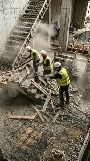 Underground Build Transformation 😳 From Dirt Pit to Concrete Staircase Structure |