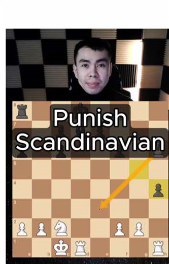 Punish Scandinavian #chess | Chess