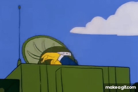The Simpsons - Mr Burns Waterloo on Make a GIF