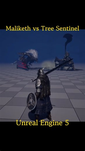 Maliketh vs Draconic Tree Sentinel | Unreal Engine 5