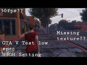 GTA V Test HIGH setting In AMD A9-9420 R5 8GB RAM Asus X555BA