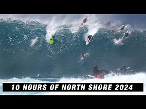 SURFING & BODYBOARDING HAWAII 2024 SEASON: 10 HOUR BACKGROUND/STORE LOOP: RELAXING OCEAN SOUNDS
