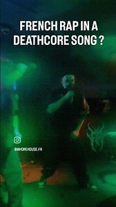 French rap in a deathcore song ?? 😱 "The End (wake me up)" live in Bordeaux #deathcore #frenchrap